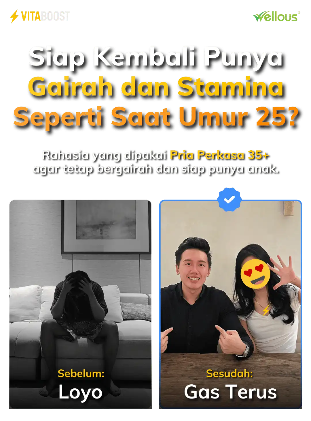 Siap Kembali Punya Gairah dan Stamina Seperti Umur 25
